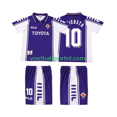 ACF Fiorentina RUI COSTA 10 1999 2000 Retro Kind Thuis Tenue